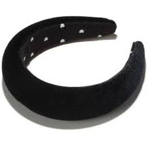 Lele Sadoughi Black Velvet Headband